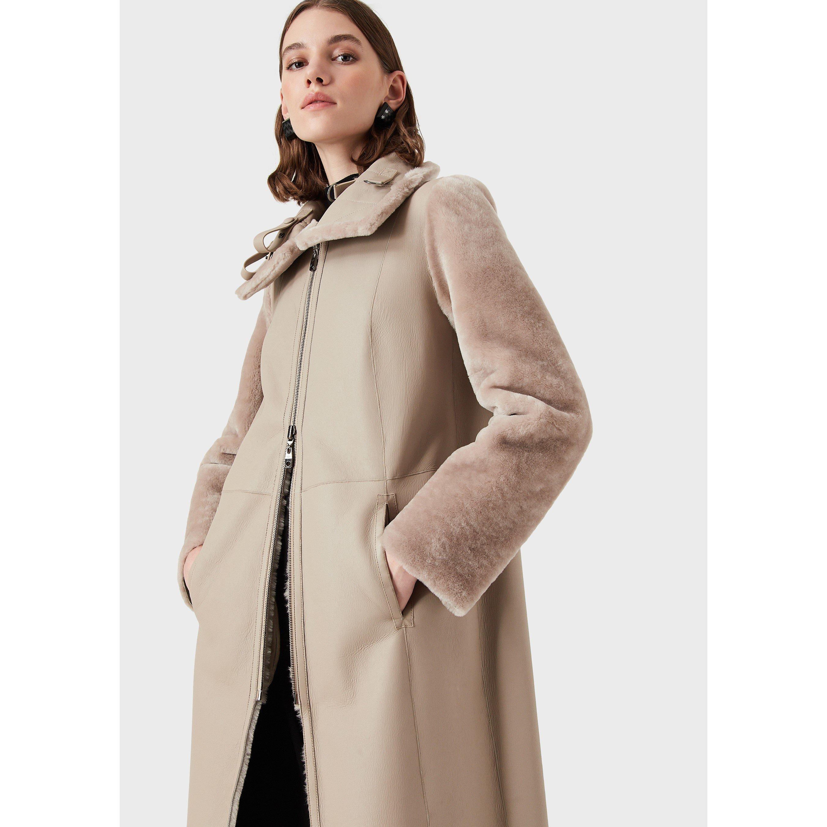 Emporio Armani Contrast Fur Coat