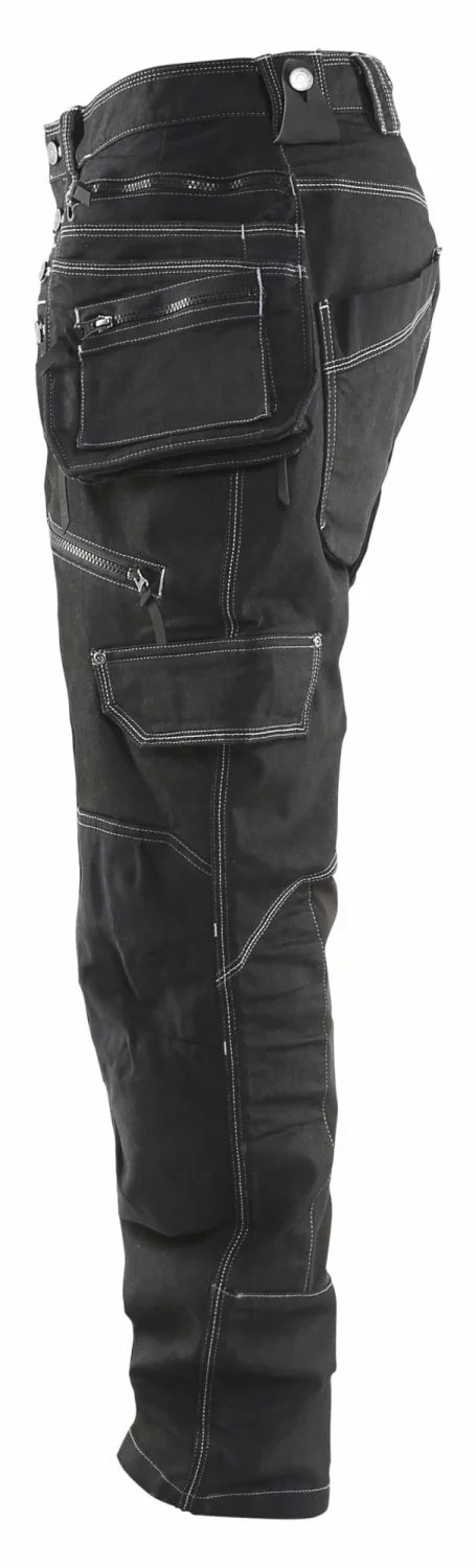 Blåkläder X1900 Werkbroek Baggy Denim Stretch 1999 - zwart - maat 52 (L)