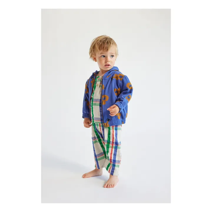Bobo Choses Sweat Zippé Coton Bio Guitares Bébé | Bleu
