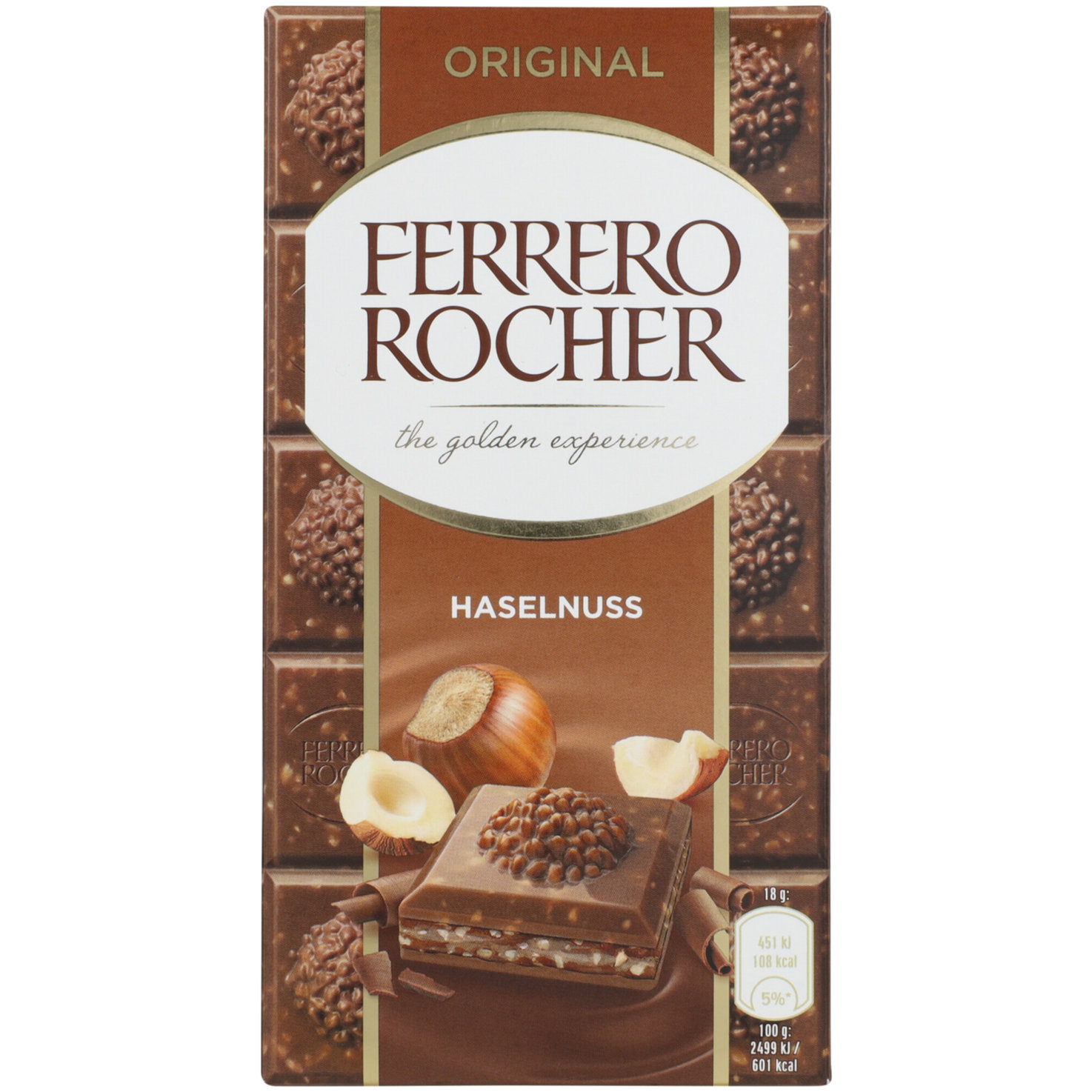 Ferrero Tafelschokolade Rocher Haselnuss Original
