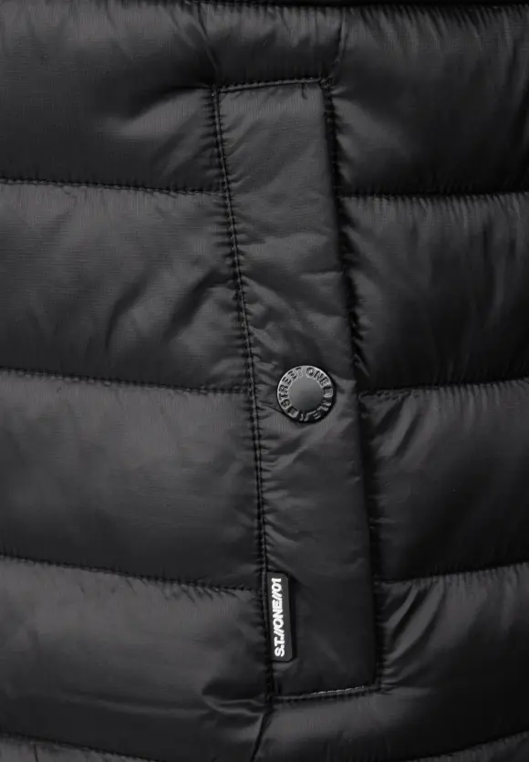Leichte Steppjacke - limousine black
