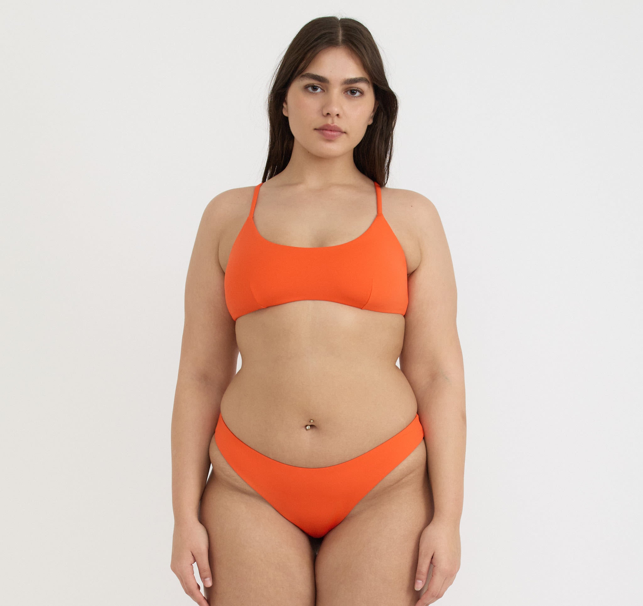 RECYCLED NYLON<br>Swim Scoop Bikini Top