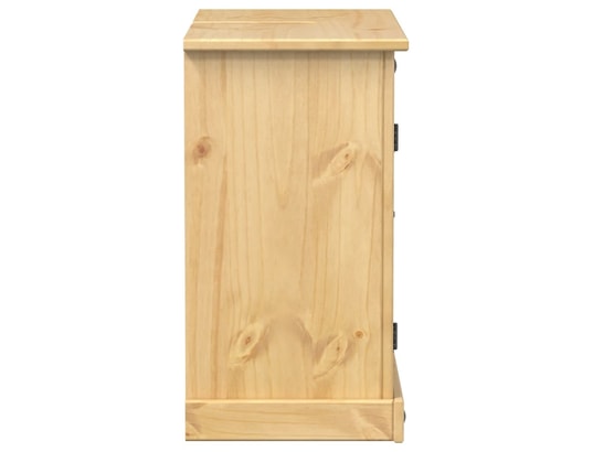 VIDAXL - Armoire lavabo de salle de bain corona bois de pin massif