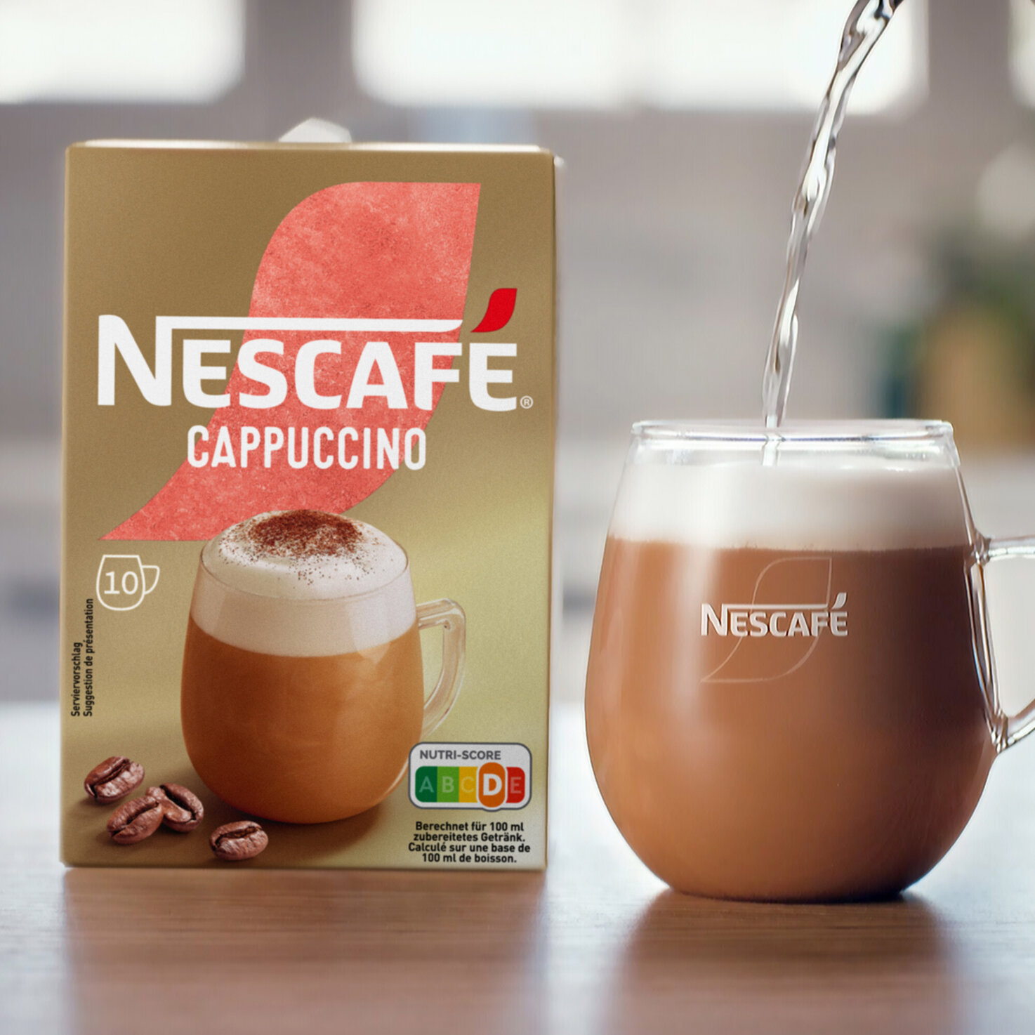 Nescafé Cappuccino löslicher Kaffee Beutel