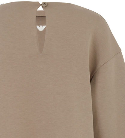 Emporio Armani Kleid - Incenso m. Logoband