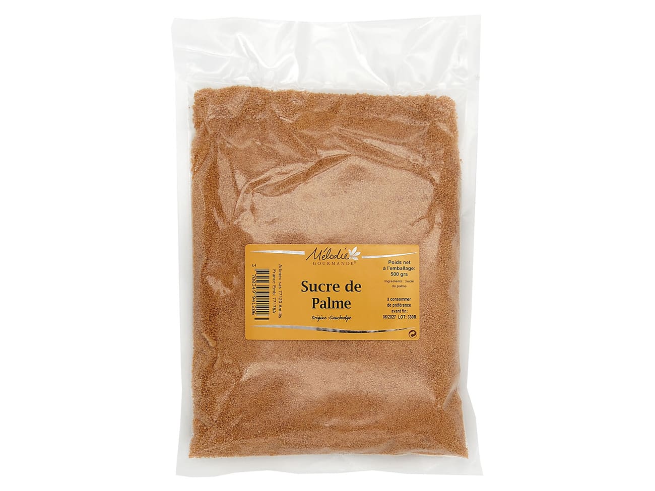 Sucre de palme 500 g - Mélodie Gourmande