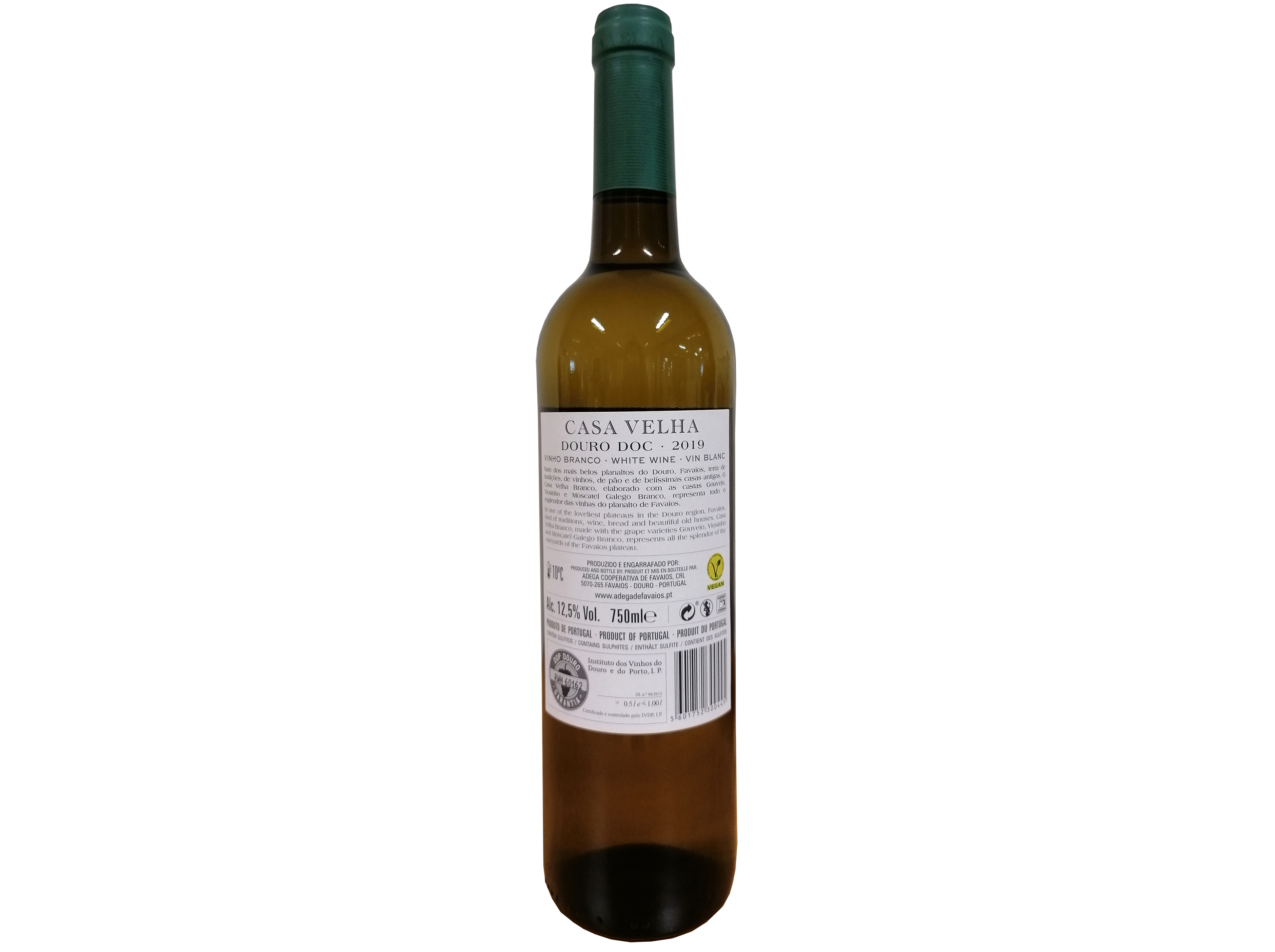 VINHO BRANCO CASA VELHA DOC DOURO 0.75L