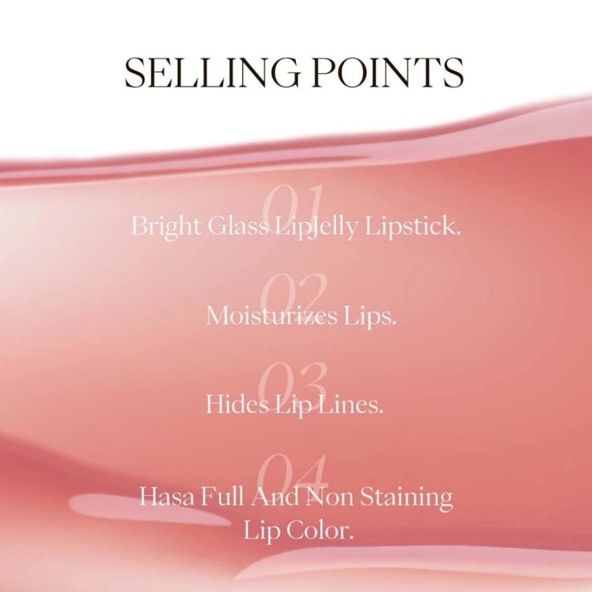 JOOCYEE - NIEUWE Crystal Jelly Mirror Lipstick - 4 kleuren