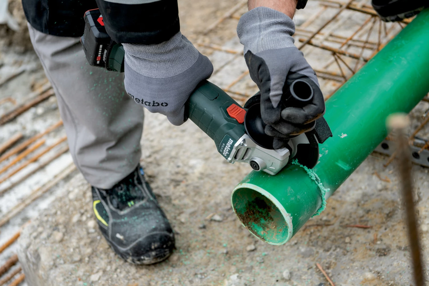 Metabo W 18 L 9-125 Quick 18V Li-Ion Accu-slijper set (2x Li-Power 5.2Ah) in MetaBox