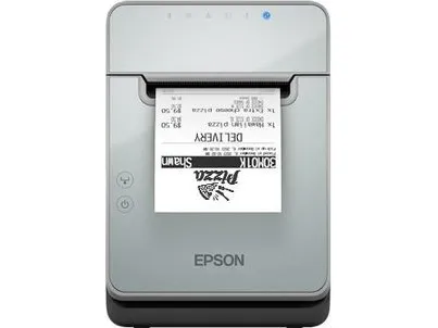 Epson TM L100 (111) - Kvitteringsprinter - termisk linje - Rulle (8 cm) - 203 x 203 dpi - op til 170 mm/sek. - USB 2.0, USB 2.0 vært, Gigabit LAN - sort
