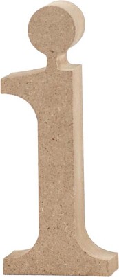 Bogstav I Træ - I - Lille Bogstav - H 10,5 CM