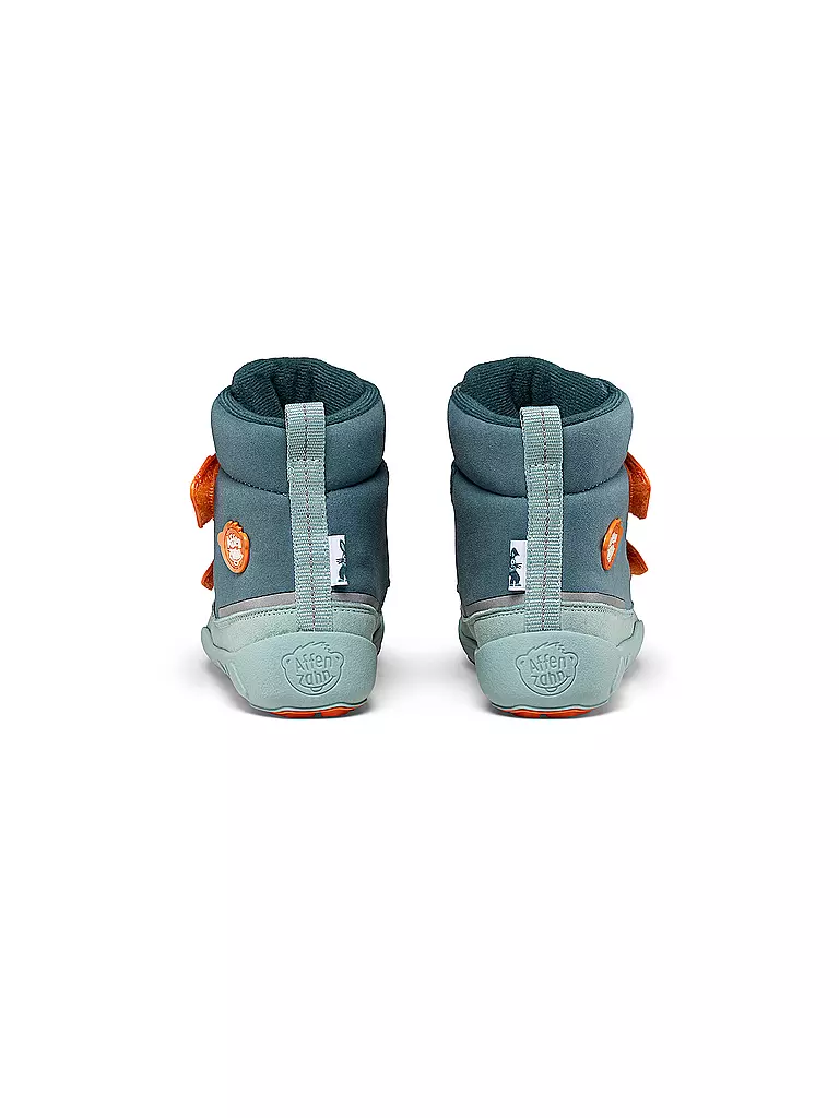 AFFENZAHN Kinder Winterstiefel VEGAN COMFY Hase hellblau
