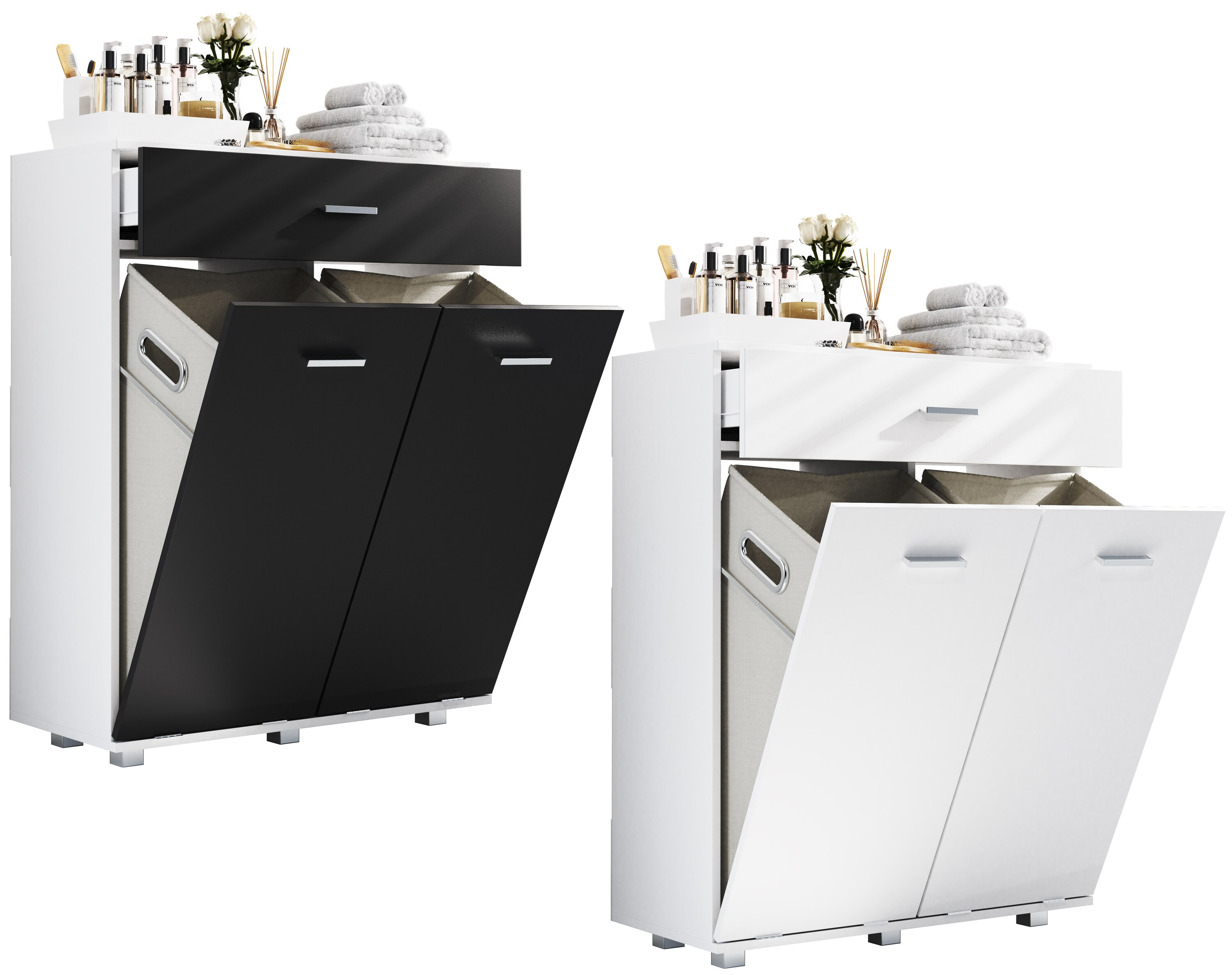 VCM Stoff Wäscheschrank Wäschetruhe Wäschebox Wäschekorb Stoffbox Wäsche Zalo M
