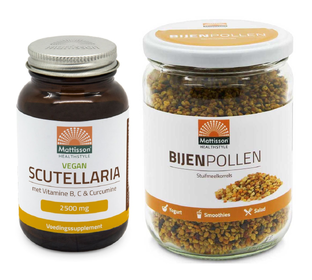 Mattisson HealthStyle - Scutellaria 2500mg en Bijenpollen - 2 Stuks