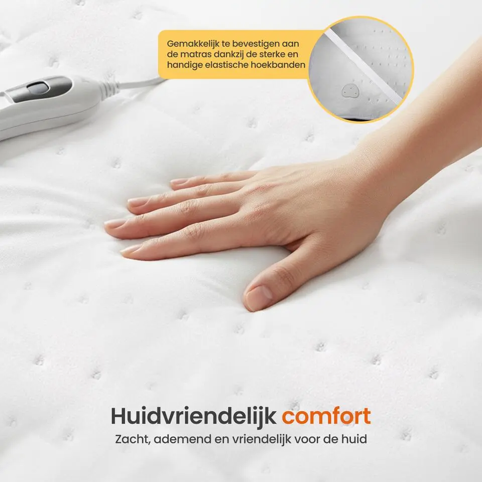 Goliving Elektrische Onderdeken - 2-Persoons - Warmtedeken - Elektrische Deken