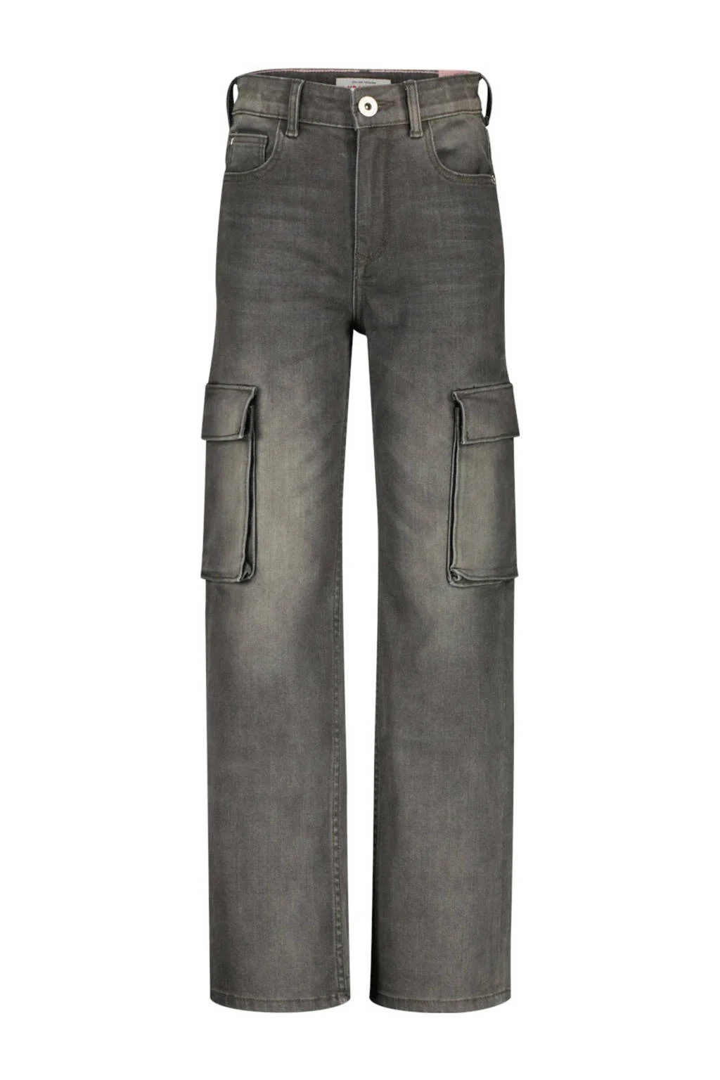 Vingino wide leg jeans black denim