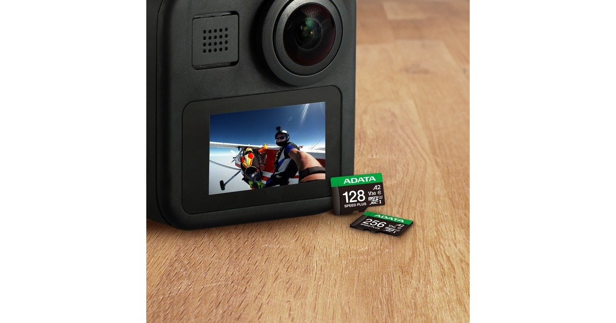 ADATASPEED PLUS microSDXC 128 GB geheugenkaart  (UHS-I U3, Class 10, V30, A2)