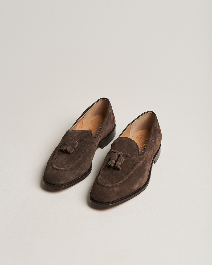 Church's Kingsley Suede Tassel Loafer Brown