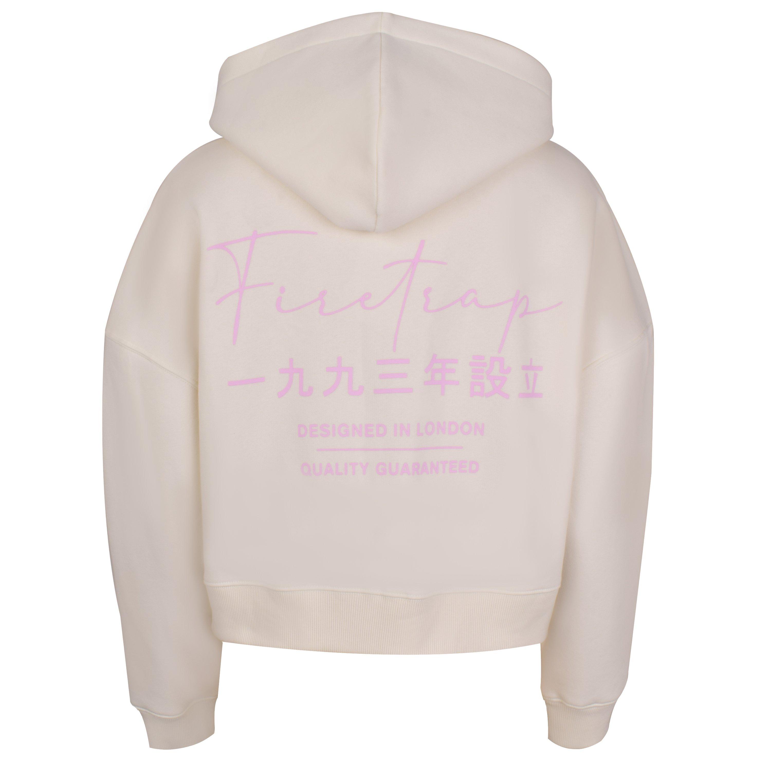 Firetrap Crop Zip Thru Hoodie Womens