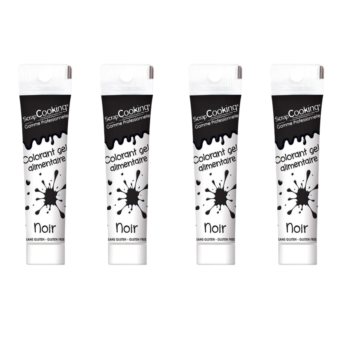 Gel colorant alimentaire noir 80 g Scrapcooking