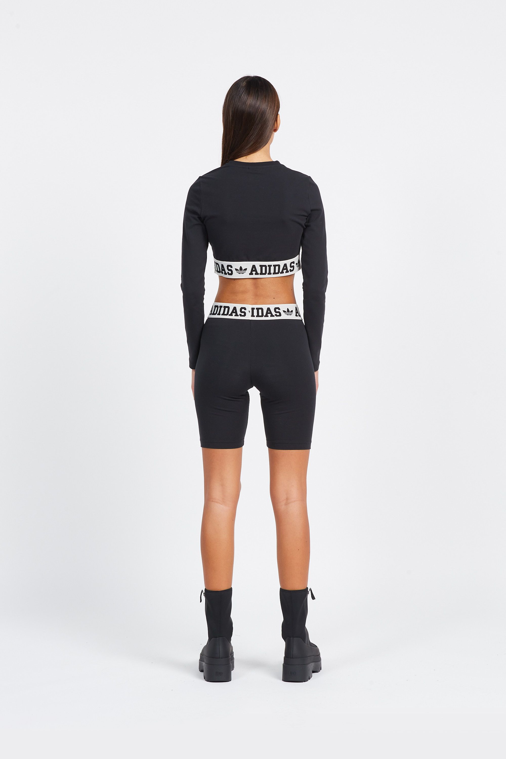 ADIDAS T-shirt SLIM LS TEE Noir