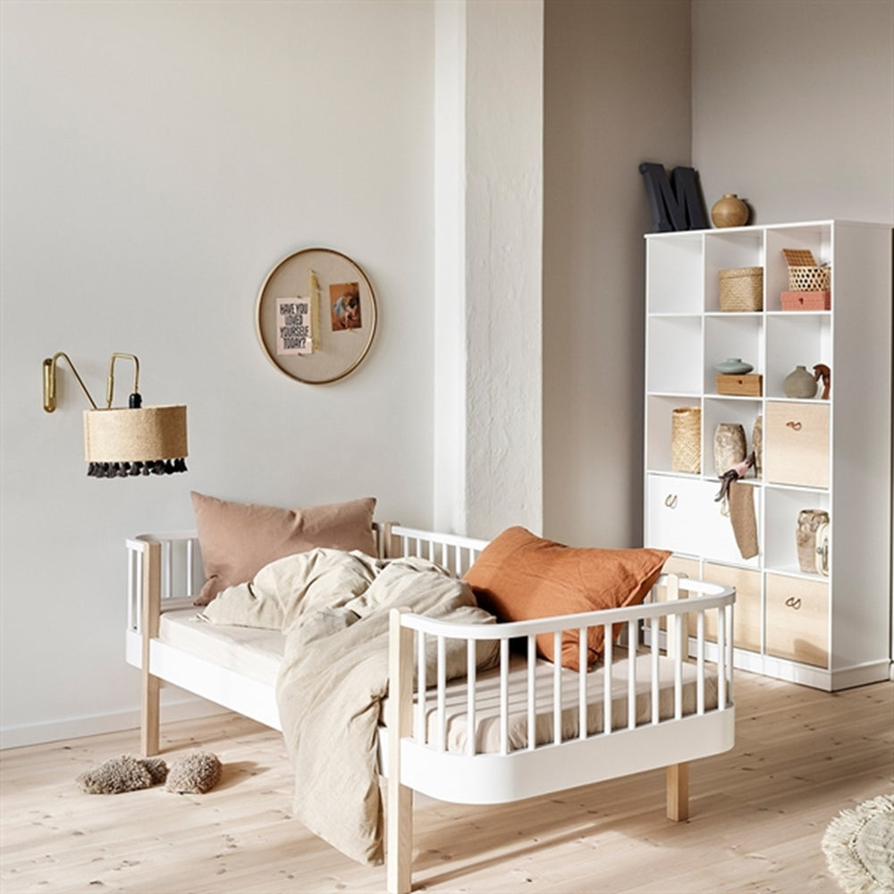 Køb Oliver Furniture Wood Sofaseng Hvid/Eg