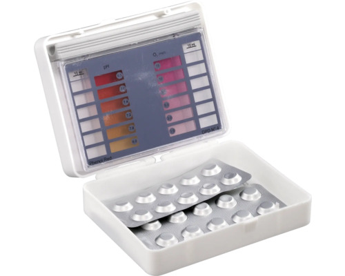 pH/chloortestkit + tabletten, 20 stuks