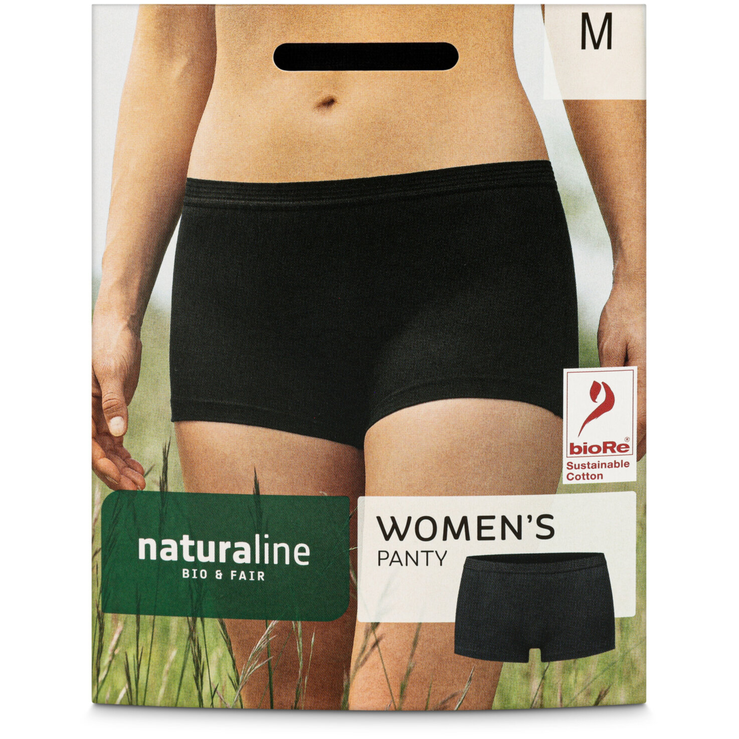 Naturaline TextilDamen Panty schwarz M