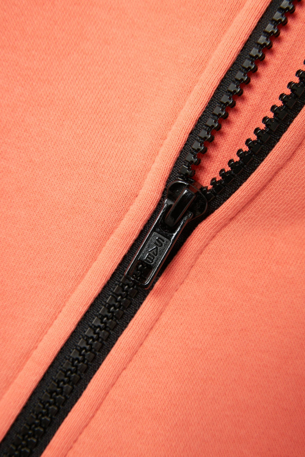 NAME IT sweatvest NKMNOKAS zwart/koraaloranje