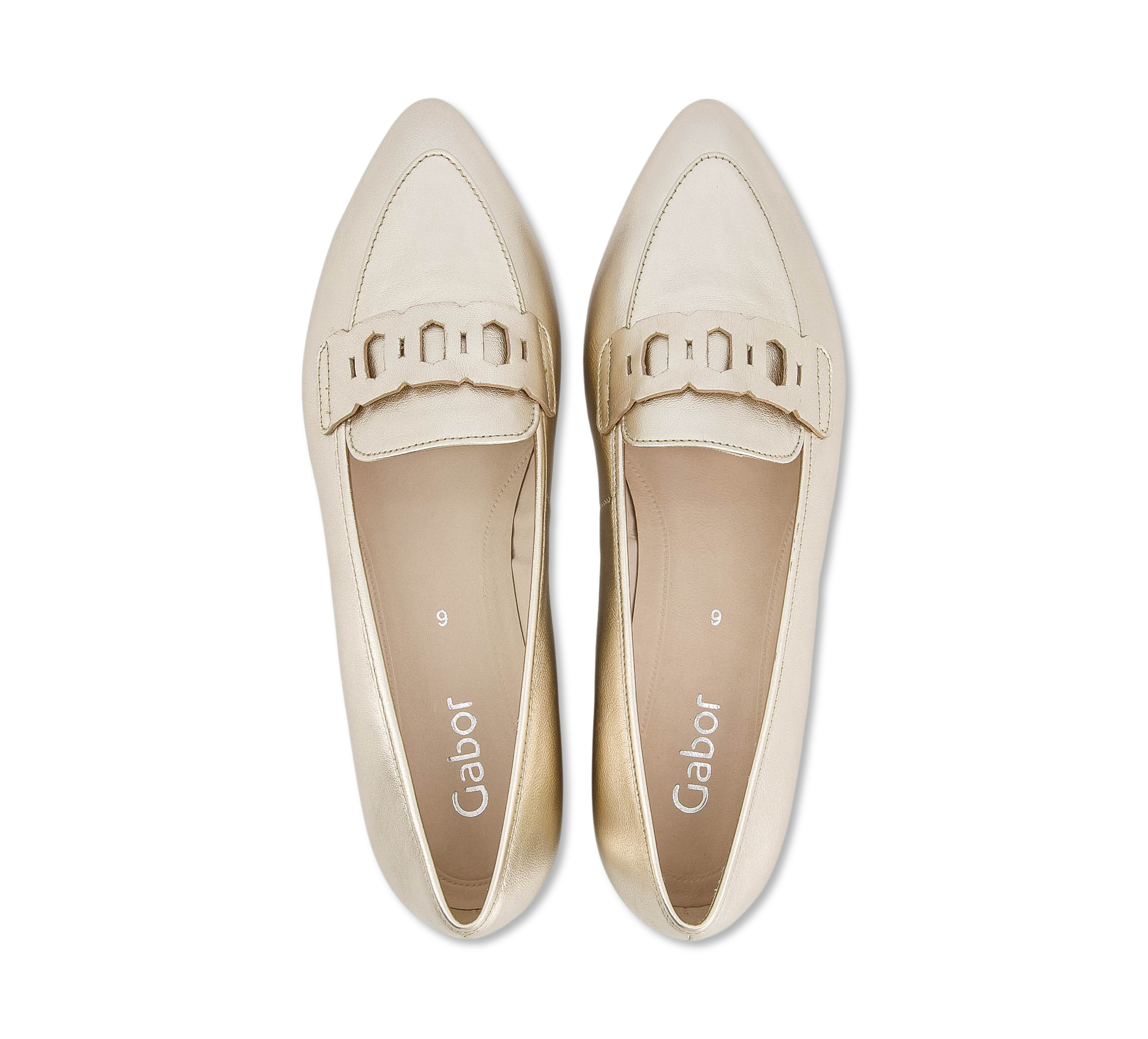 Gabor Loafers silber