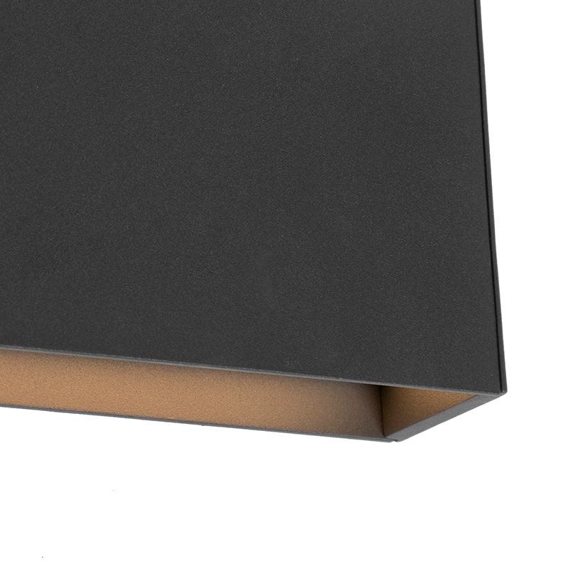 Moderne wandlamp antraciet incl. LED IP54 - Spector