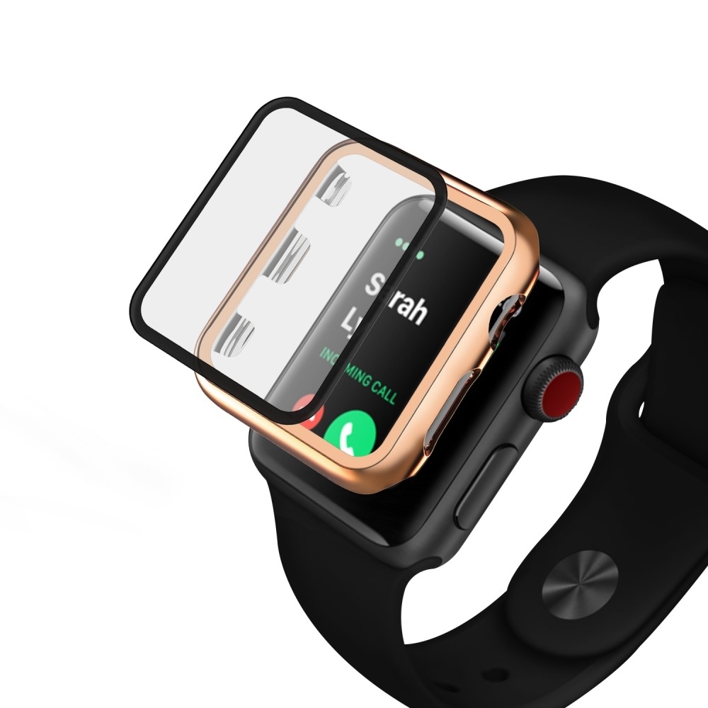Apple Watch (40mm) Hardcase Bumper   Display Schutzfolie - Roségold