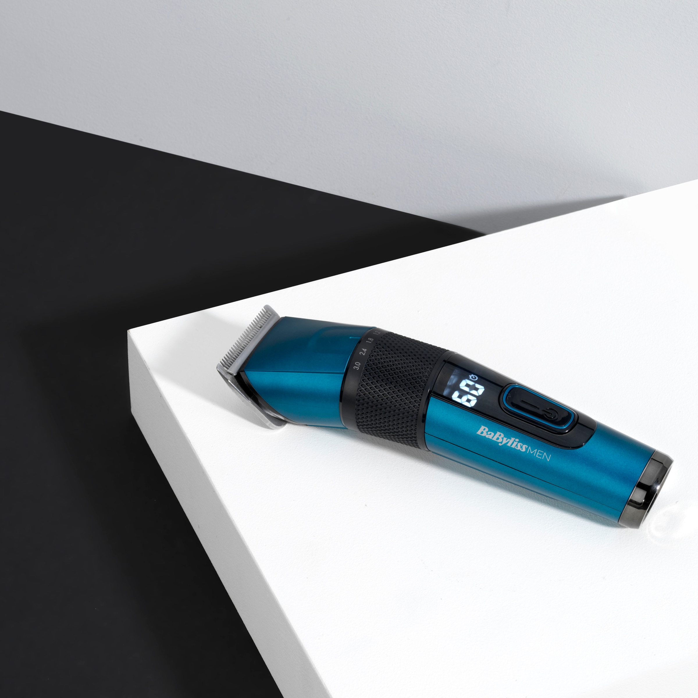 BaByliss Haarschneider »E990E MEN Japanese Steel« 8 Aufsätze mit digitaler Anzeige