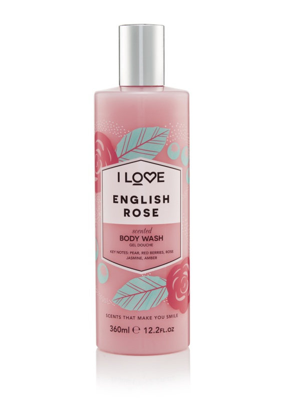 I Love Scents Bodywash English Rose360ml