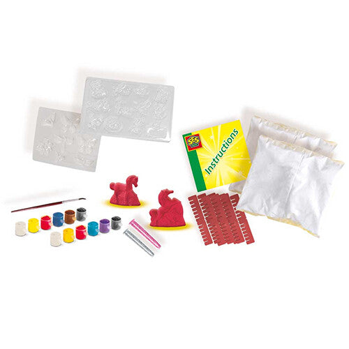 Ses creative gips- en verfpakket - 3-in-1