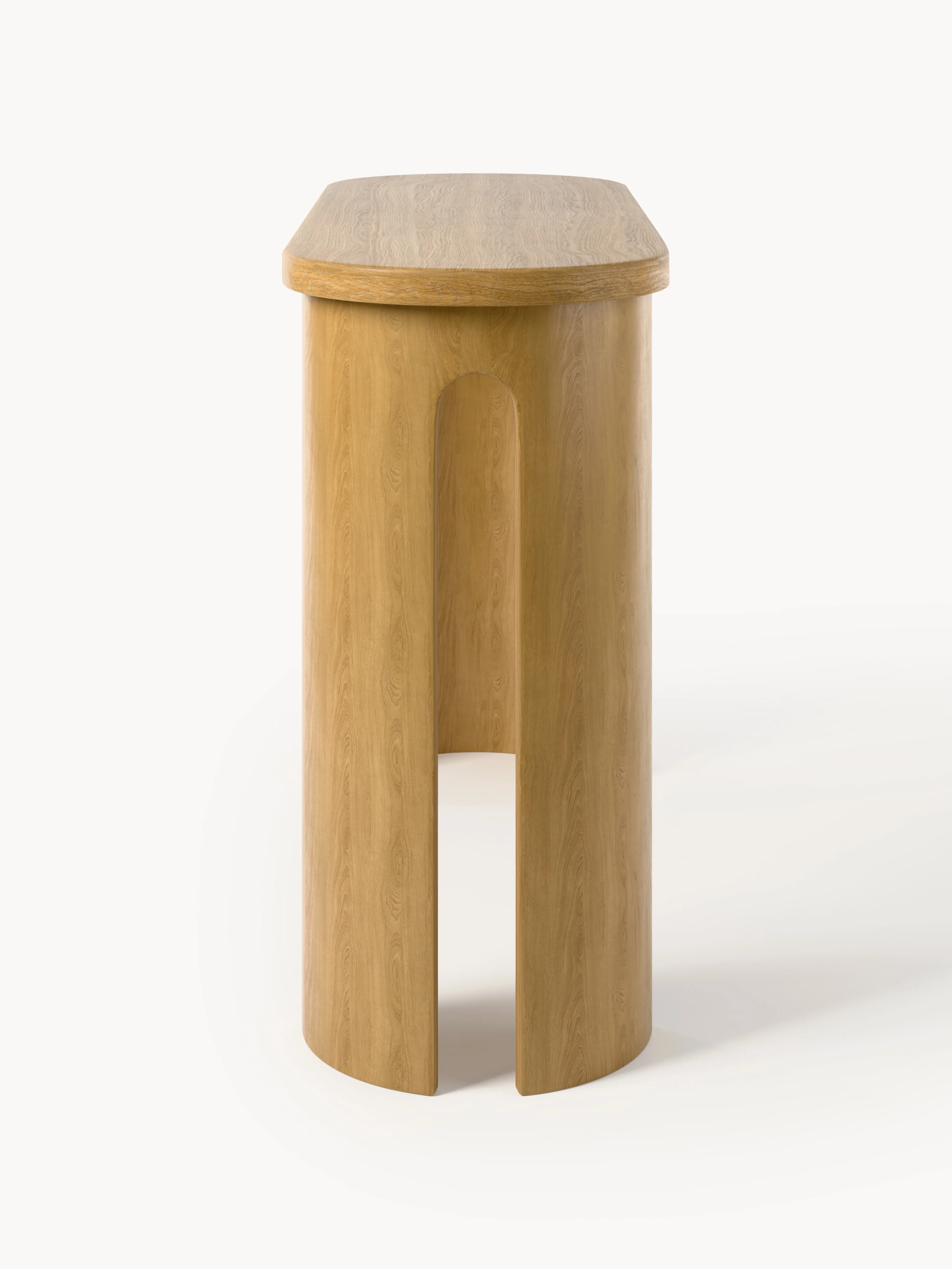 Houten wandtafel Inola