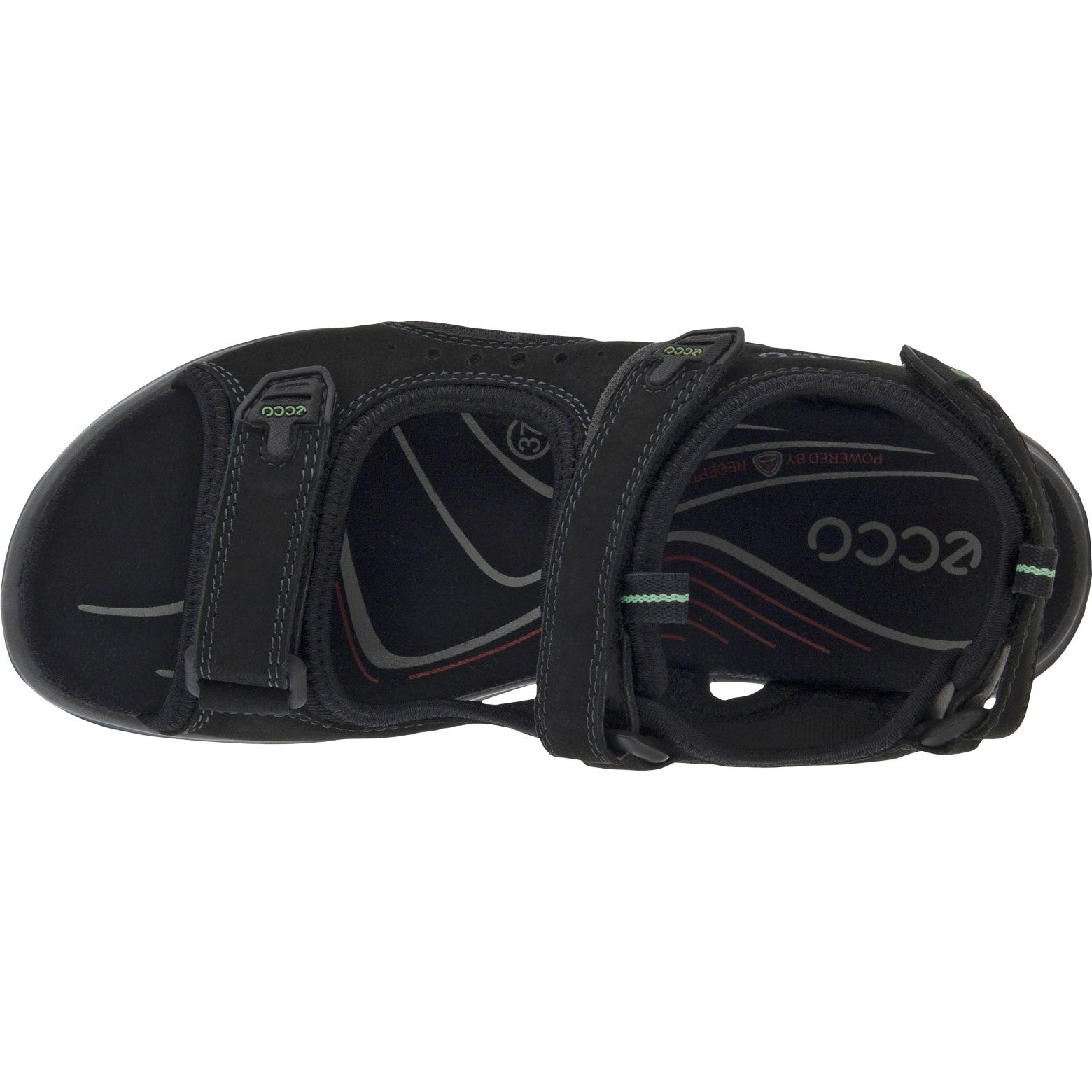 Ecco Offroad Sandalen Damen schwarz