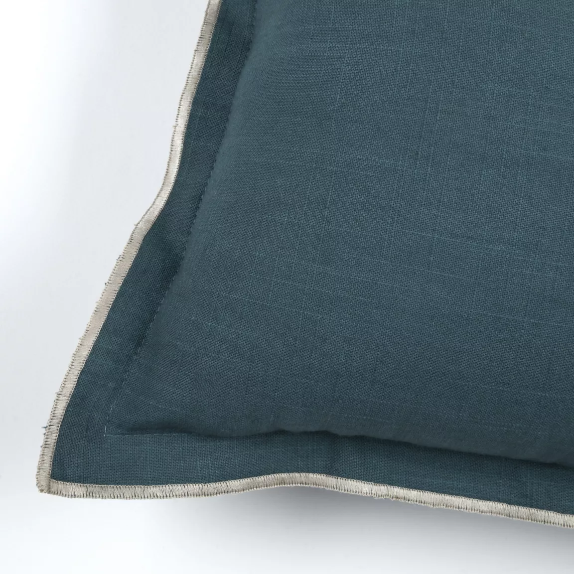 Coussin carré coton (45 x 45 cm) Helios Bleu