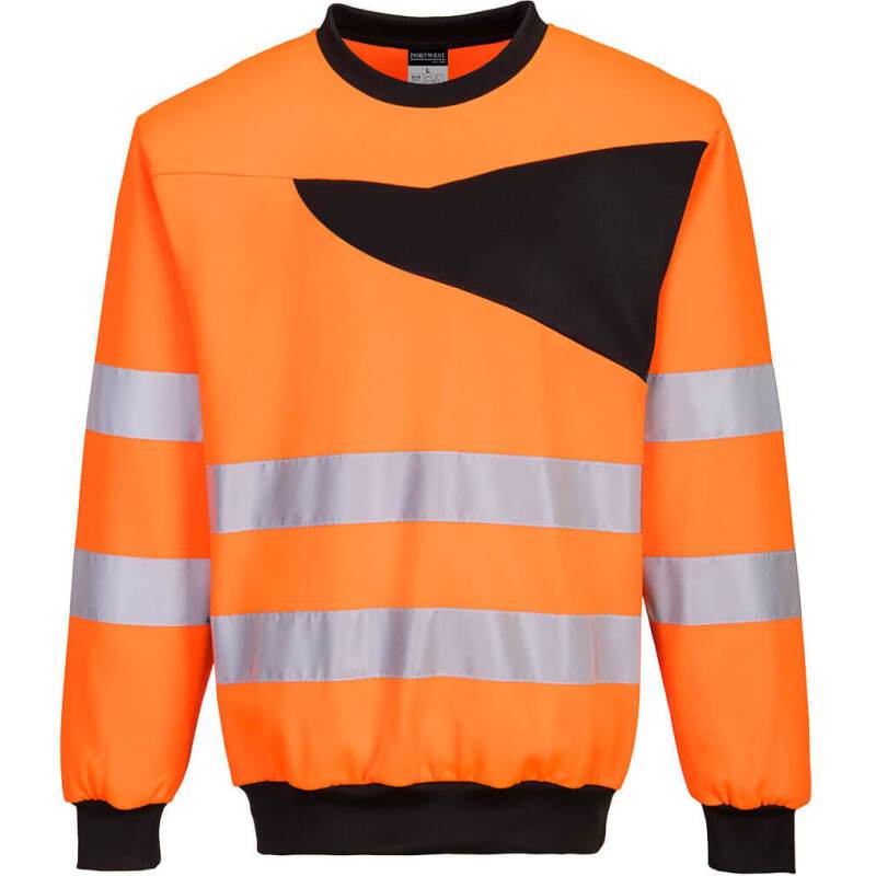 Portwest PW277 Sweat-shirt haute-visibilité à col rond PW2   - Taille L