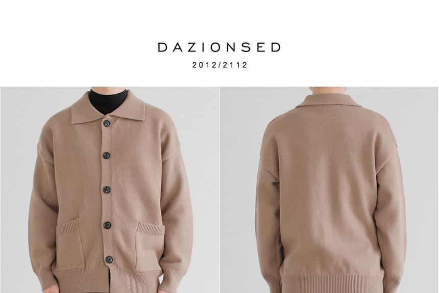 DAZO Studios - Vest met reverskraag en effen knopen
