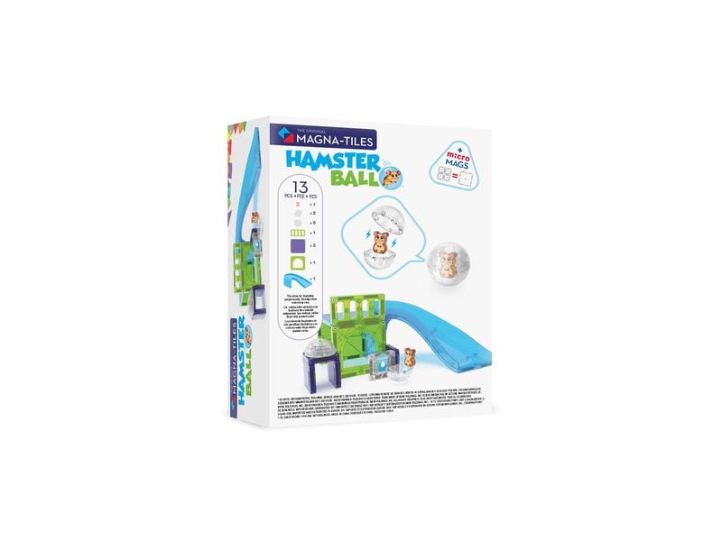 Magna-Tiles Hamster Ball 13 Teile Abenteuer-Set mit 13 magnetischen Teilen