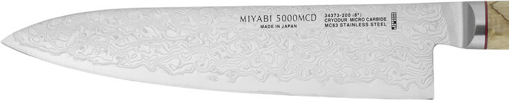 MIYABI 5000 MCD Gyutoh 24 cm Grå, lysbrun
