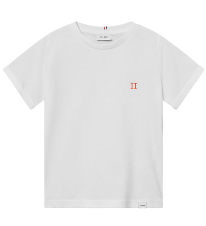 Les Deux T-shirt - N?rregaard - Hvid/Orange