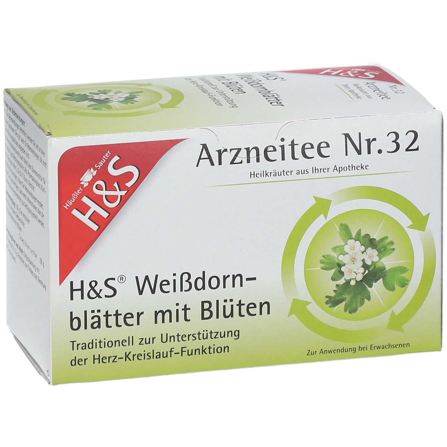 H&S Weissdornblätter mit Blüten Nr. 32