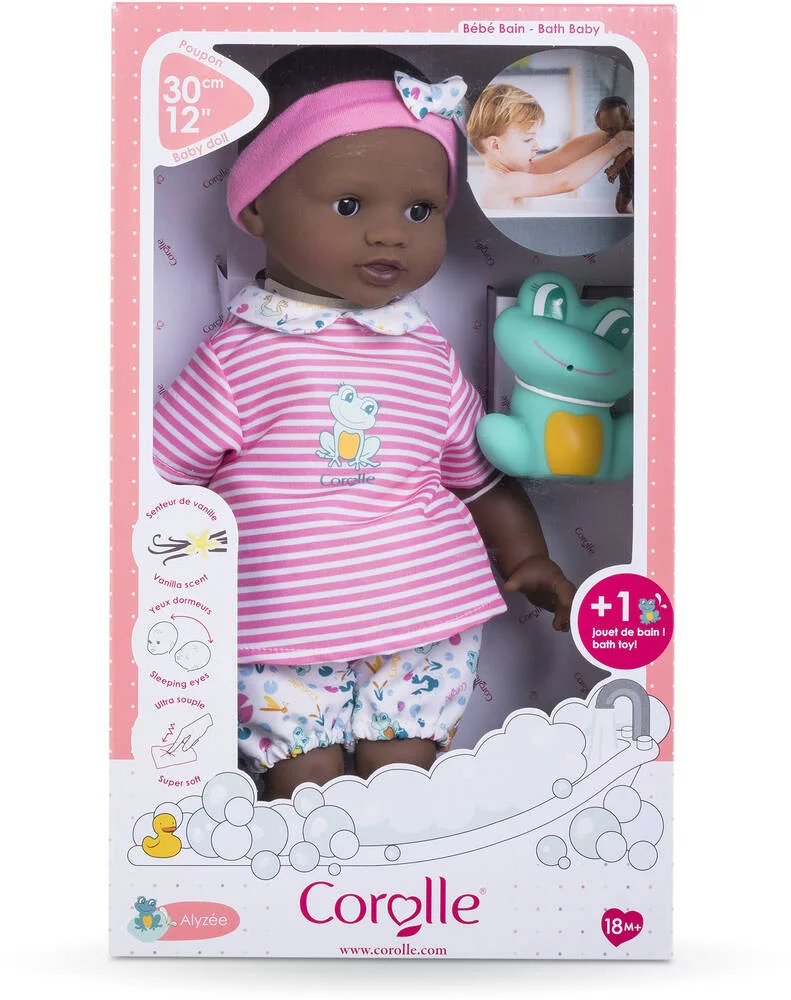 POUPON - BEBE BAIN ALYZEE - MON PREMIER POUPON COROLLE 30 CM