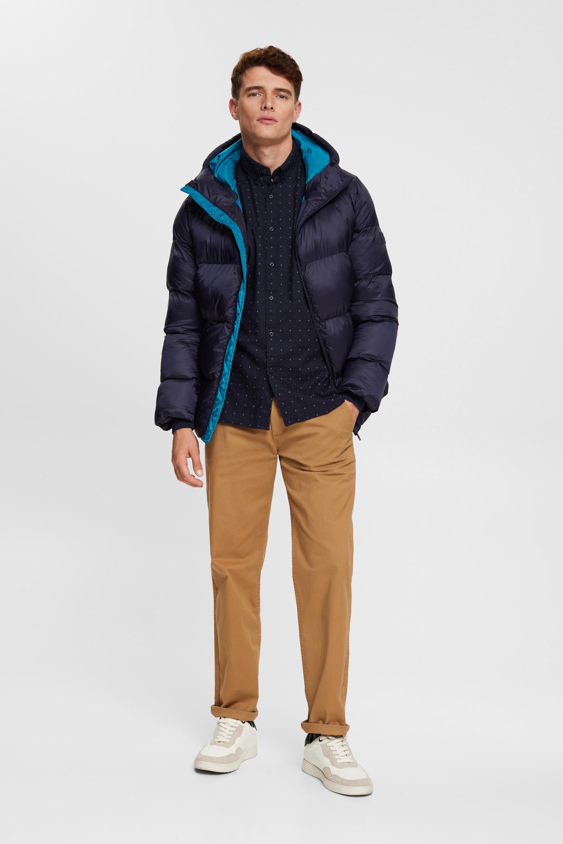 Chemise à col boutonné ornée d’un mini-imprimé