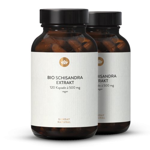 Sunday Natural Products  Bio Schisandra Extrakt Kapseln