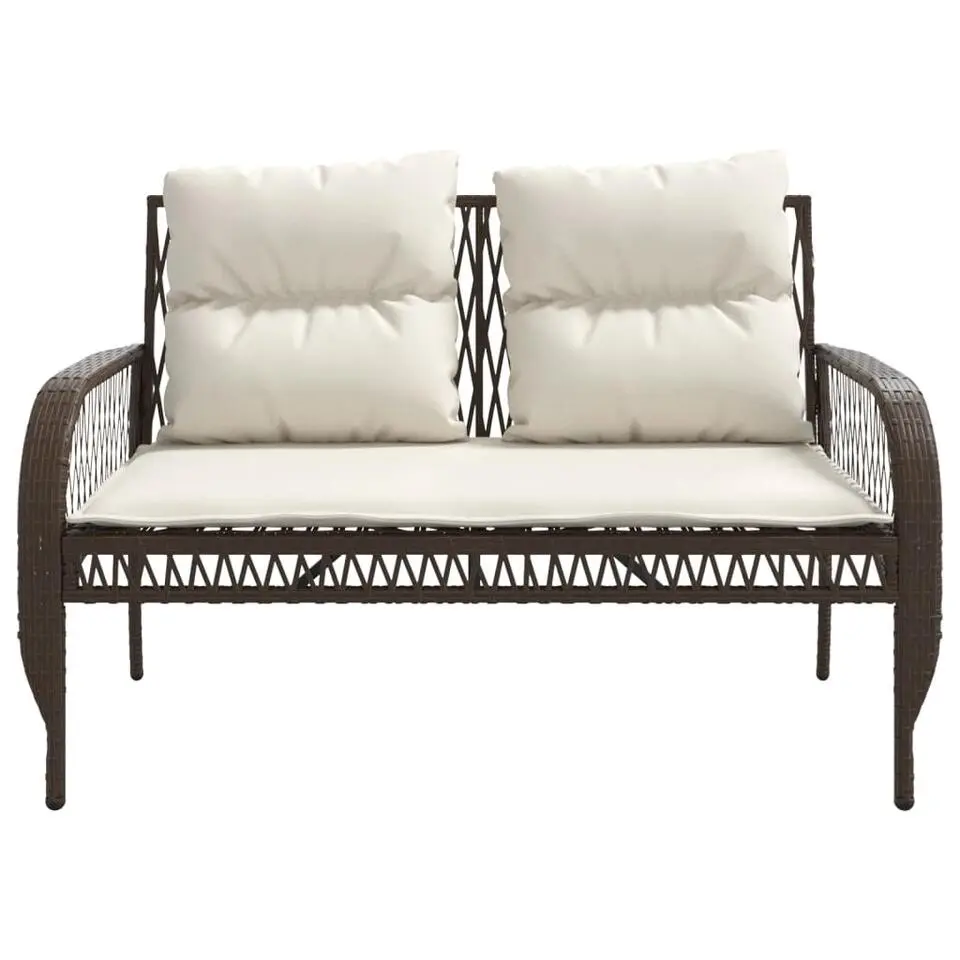 vidaXL - Loungeset - Bruin - Poly rattan