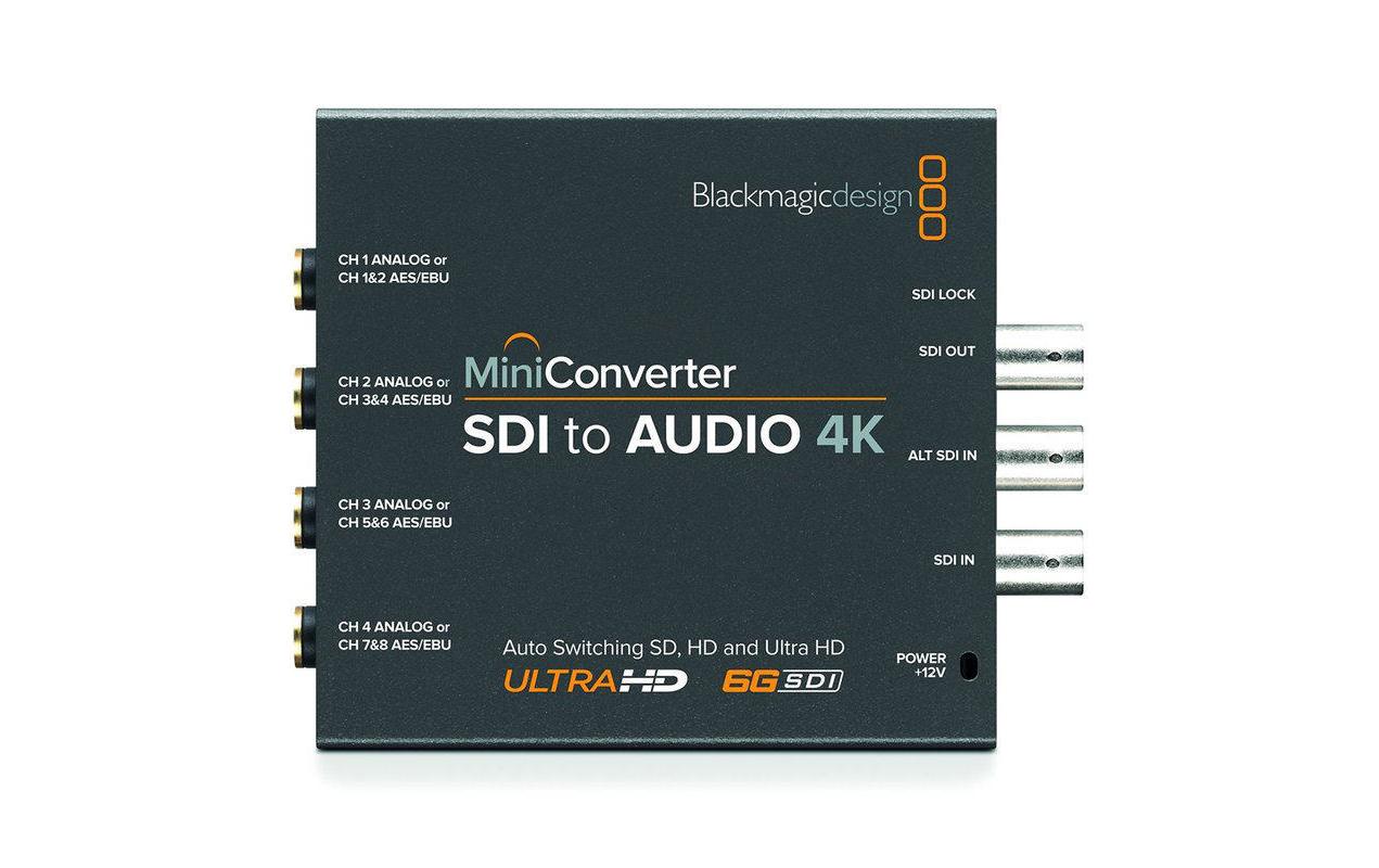 Konverter Mini SDI-Audio 4K<br>SDI zu Audio-4K