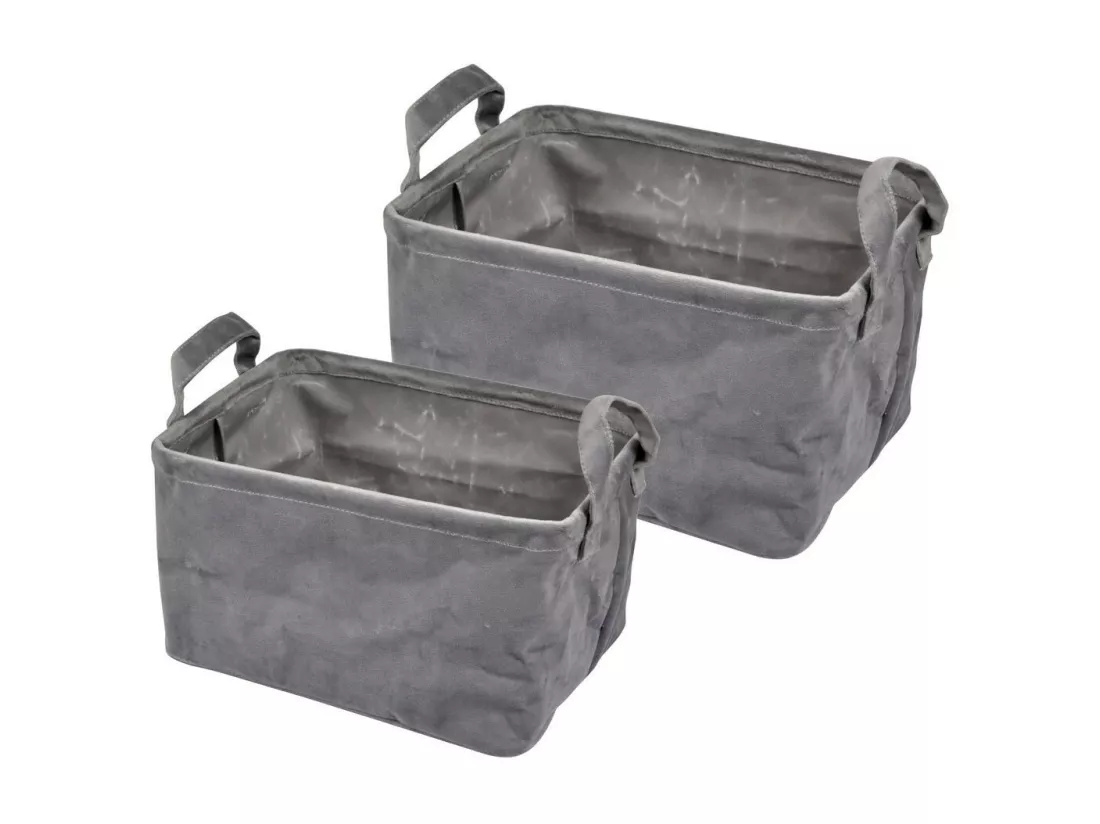 Lot de 2 Panières Rectangles 